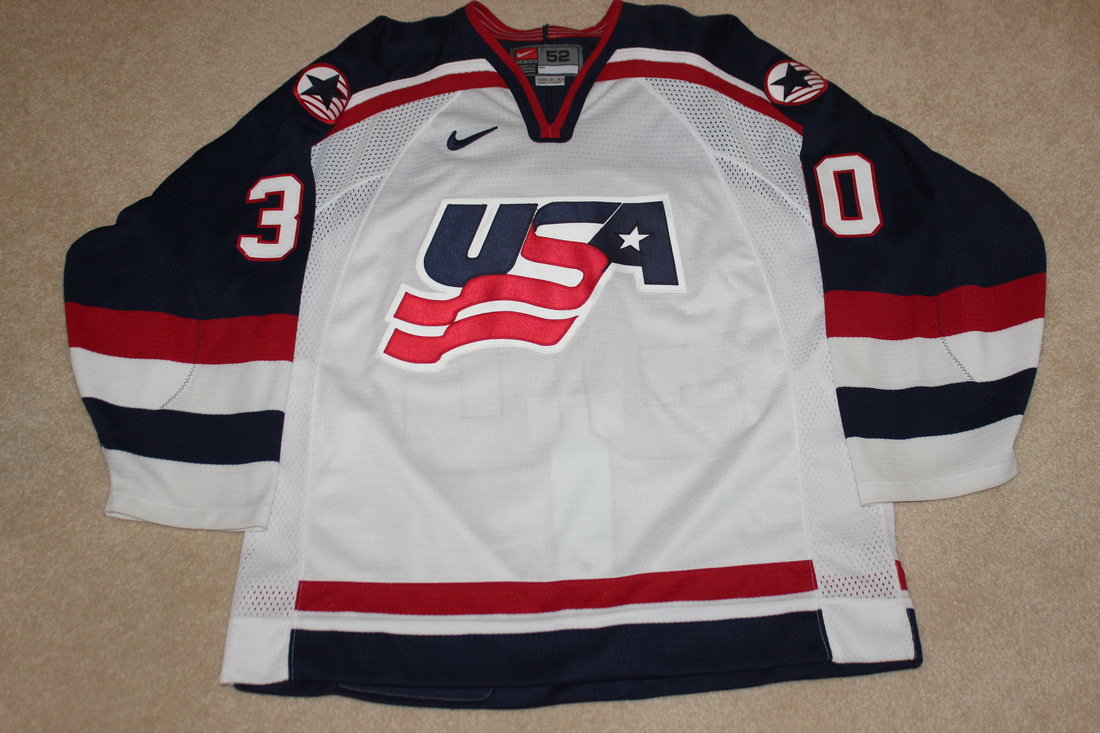 2002 Nike Team USA Olympic Home Authentic - Barrasso